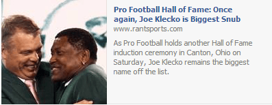 Joe Klecko (left) hugging Wesley Walker. Read my story on Joe on Rantsports.com by clicking on this photo.