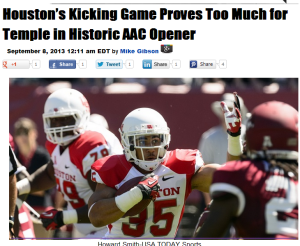 Click on photo for my story on game that appeared on Rantsports.com