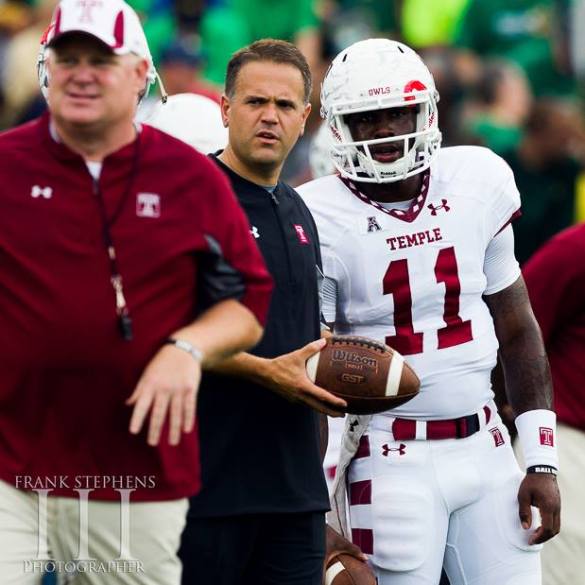 "P.J., I asked coach Foley what he did with those trick plays and he said he left them home. Damn."