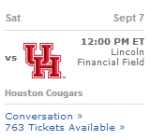 According to this, there are only 763 tickets "available" so you better get them while they last.