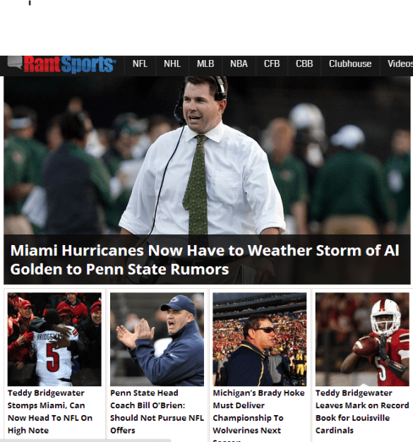 Unfortunately, not Temple home but Penn State home. Click on Al's green tie for the full story.