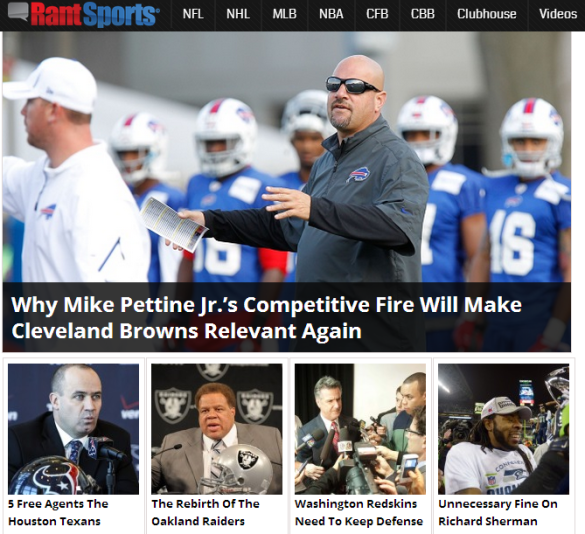 Click on the photo of Mike Pettine Jr. to see why I think he will make a great coach of the Cleveland Browns.