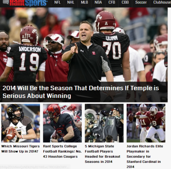 Click on the photo for my reasoning why it's more important to win this season than any other in the history of Temple football.