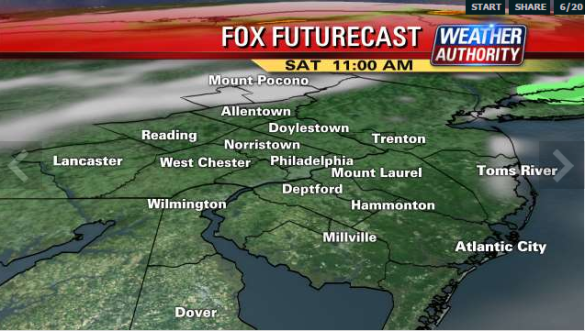 Most tailgaters should be in the clear by 11 ...