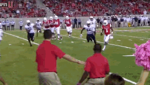 One of the few Temple highlights was this hit. 