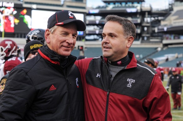 Tommy Tuberville (left) coached is an outstanding head coach.