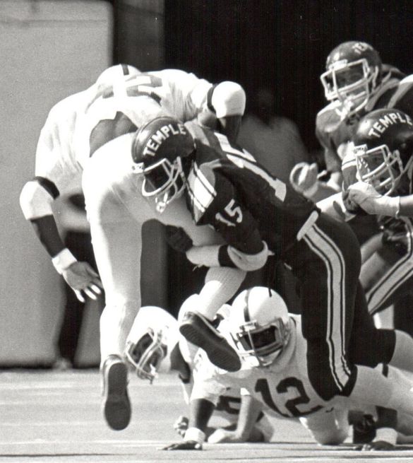 Click on the photo of Todd making a tackle for Temple for more.