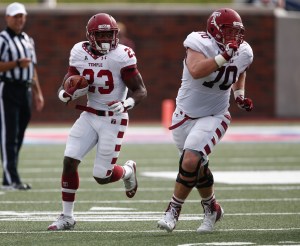 Jacob Quinn will be leading the way for a Delaware back this fall, not an Owl like Zaire Williams (23) in this 2013 game at SMU.