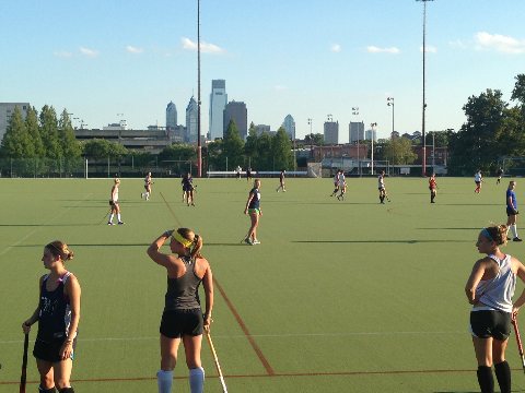 Plenty of room for a 30,000-seat stadium if Geasey Field (here) is used along with the tennis courts, former track stadium and Student Pavilion is knocked down. Click on turf for details.