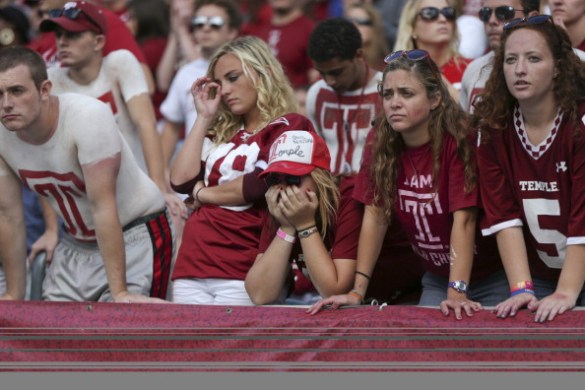 Click on the depressed fans to see why.