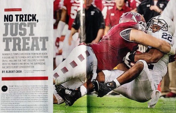 Reason No. 6 Owls will win: They did not make the cover of SI.