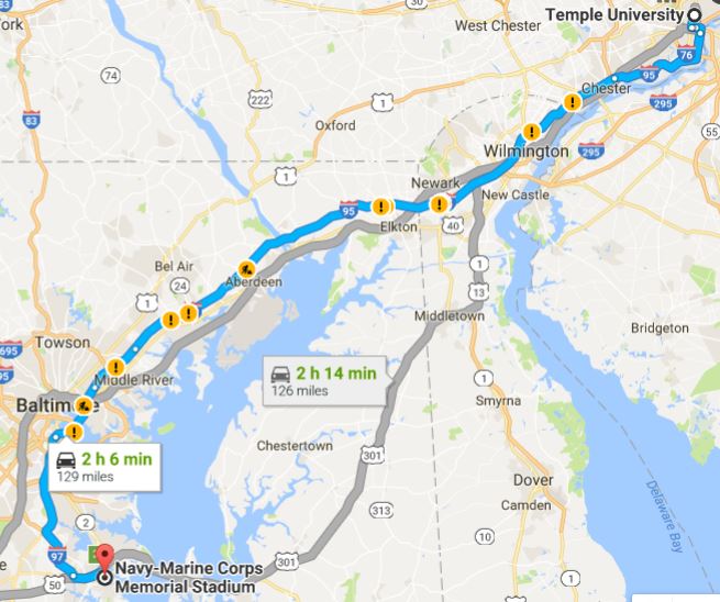 Take the scenic route through Delaware and avoid most of I-95 hassles.