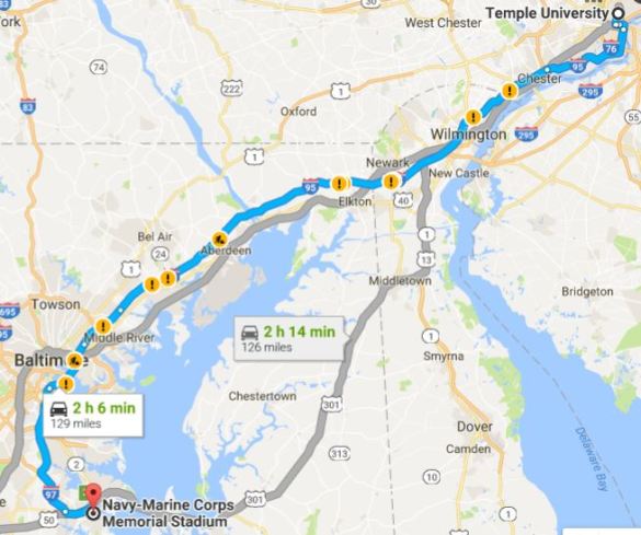 Take the scenic route through Delaware and avoid most of I-95 hassles.